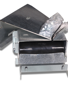 Idler roller for egg belt lh conic E150 w/bracket